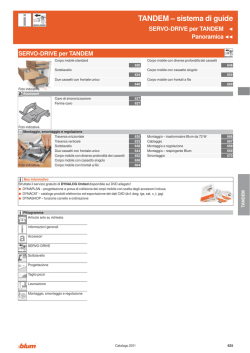 TANDEM &ndash; sistema di guide
