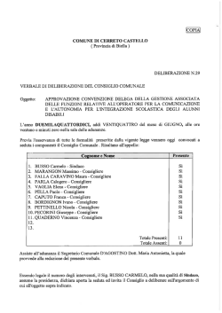 DCC N. 29 DEL 24.06.2014 - Comune di Cerreto Castello