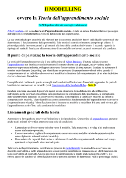 Dal MODELLING allo SHAPING