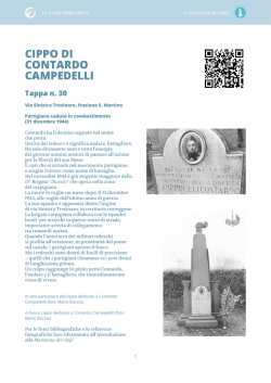 cippo di contardo campedelli - Associazione Giovani in Europa