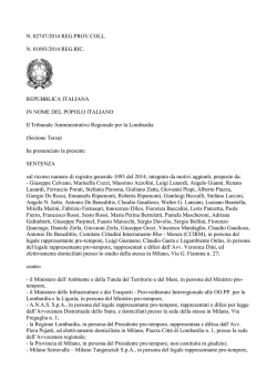 sentenza del TAR