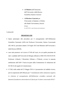 Petizione MIUR 8-Giugno-2014