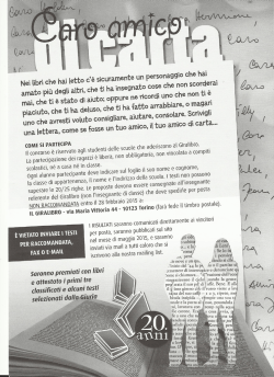 bando concorso giralibro 2014-15 - Scuola Media Borgo San Lorenzo