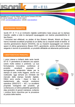 TDS ISONIK STE11 Ita rev.2 15-01