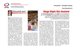 Presseecho – Rassegna stampa - AFI-IPL