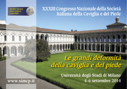 Le grandi deformità della caviglia e del piede