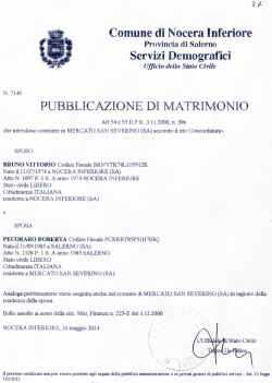 APRI - Comune di Nocera Inferiore