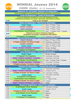MONDIAL Jeunes 2014