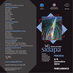 Sidapa2014_I annuncio