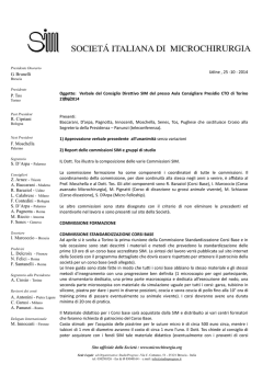 Verbale Consiglio DIrettivo 27.6.2014 Torino Tos post cons