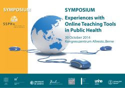 Experiences with Online Teaching Tools in Public Health