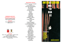 INTESATEATRO MA TO RIA LE - Comune di Santa Maria a Monte