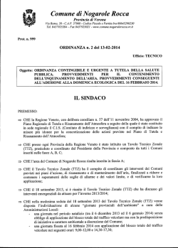 leggi... - Comune di Nogarole Rocca