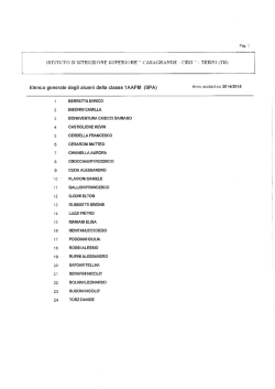 Classi Cesi - "A. Casagrande" "F. Cesi" di Terni