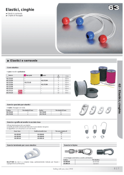 Elastici, cinghie