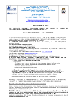Disciplinare DI GARA