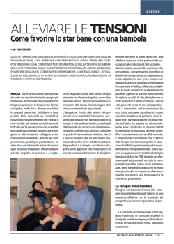 ALLEVIARE LE TENSIONI
