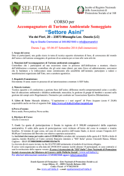7 Settembre - Somarelli