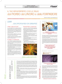 2 a uscita - Jobadvisor