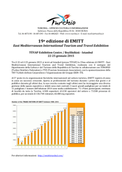 CS La Fiera EMITT ad Istanbul - gennaio 2015