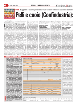 Pelli e cuoio (Confindustria) - Guida al Lavoro