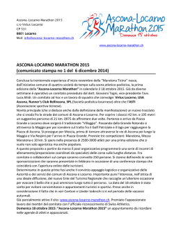 Ascona-Locarno Marathon 2015