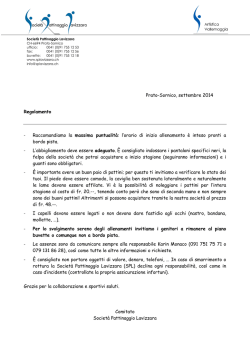 Regolamento - Società Pattinaggio Lavizzara