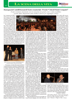 LA SCENA DELLA VITA - Notizie in... controluce