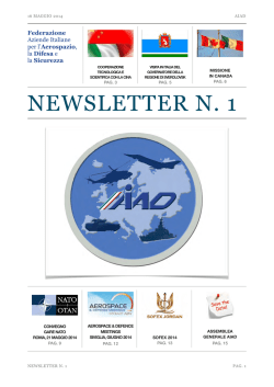 Newsletter n. 1 (pdf)