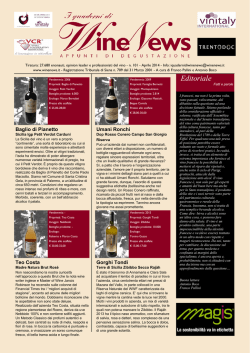 WineNews - Appunti di Degustazione - n. 101