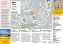 pieghevole percorso citt&agrave; LOW - Da Giotto a Gentile
