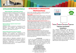 Brochure OpenDay - ISIS Facchinetti