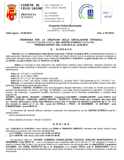 Celle Ligure, 30 - Albo pretorio