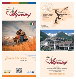 Listino prezzi estate - Hotel Ahrntaler Alpenhof