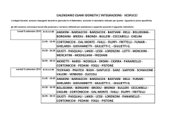 Esami idoneit&agrave; integrazione Vespucci