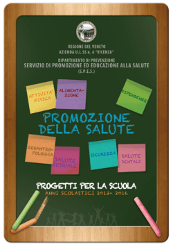 Opuscolo presentazione progetti anni scolastici