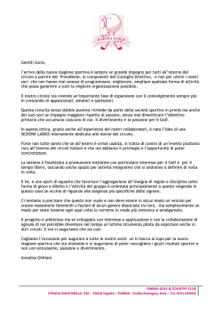 scopri ladies parma golf - FEDERGOLF EMILIA