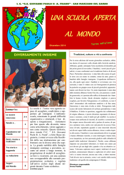 una scuola aperta al mondo - Istituto Comprensivo di San Marzano