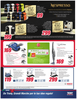 Da Trony, Grandi Marche per le tue idee regalo!