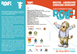 MOSTRA LABORATORI CONVEGNO BOOKSHOP