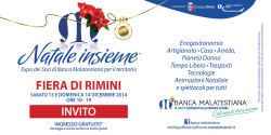 Natale insieme - Banca Malatestiana