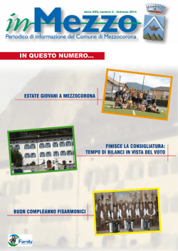 IN MEZZO_settembre2014 - Comune di Mezzocorona