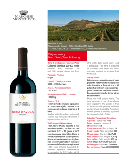 Scheda tecnica - Cantine Ermes