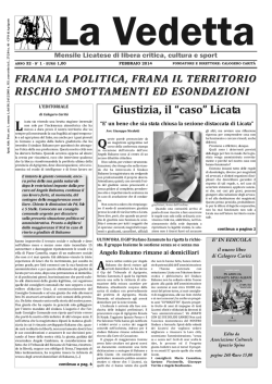Giustizia, il &ldquo;caso&rdquo; Licata
