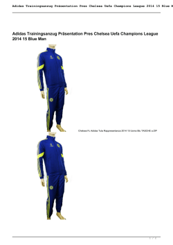 Adidas Trainingsanzug Pr&auml;sentation Pres Chelsea