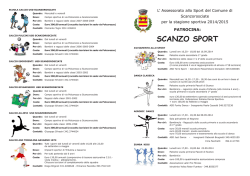Scanzo Sport Giovanile - Comune di Scanzorosciate