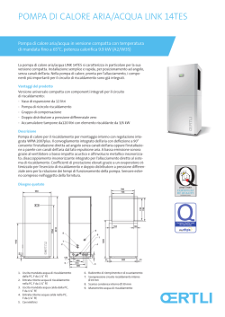 POMPA DI CALORE ARIA/ACQUA LINK 14TES