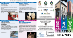 TEATRO 2014-2015 - Turismo Forlivese