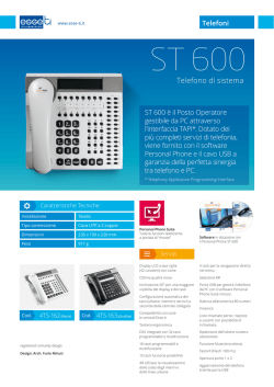 ST 600 - scheda prodotto - Esse-ti