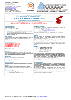 scheda di iscrizione